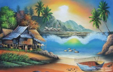 素晴らしいビーチ Oil Paintings